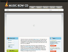 Tablet Screenshot of musicrowcd.com